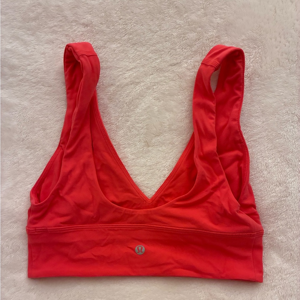 lululemon athletica Vibrant Red Sports Bra